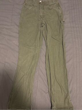 Amazon Essentials Olive Green Relaxed Jeans